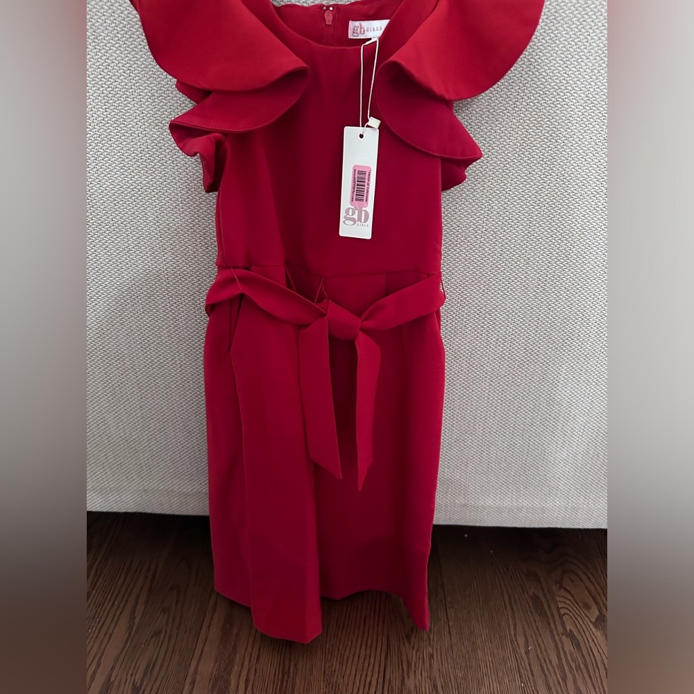 Red girls jumpsuit